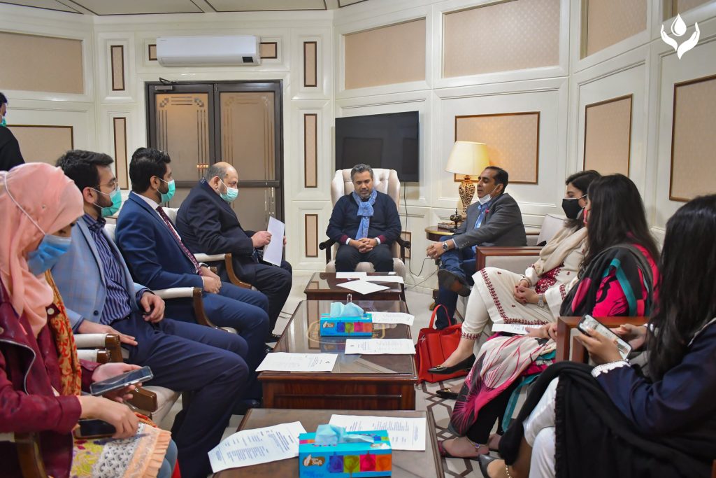 Meeting with President, Sialkot Chamber of Commerce and Industry